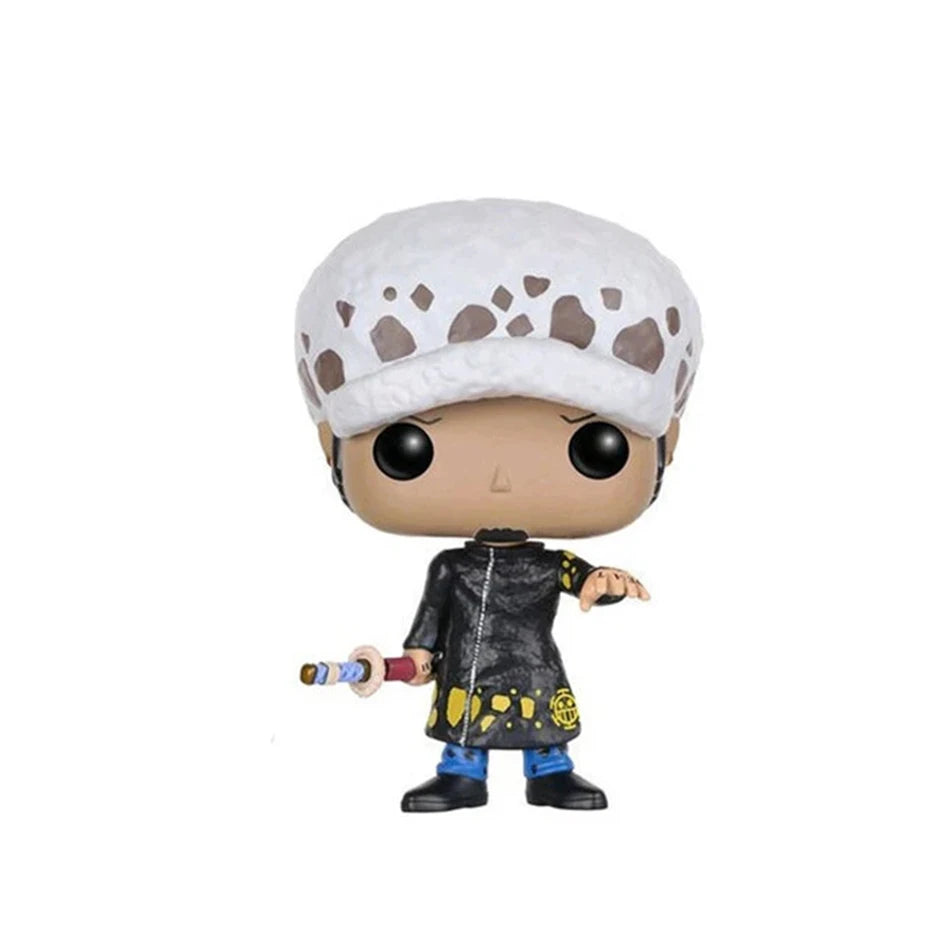 Anime Luffy One Piece Funko Zoro Nami Figurine Collectible Model Ornament Usopp Vinyl Handmade Gifts Desktop Decoration Toys