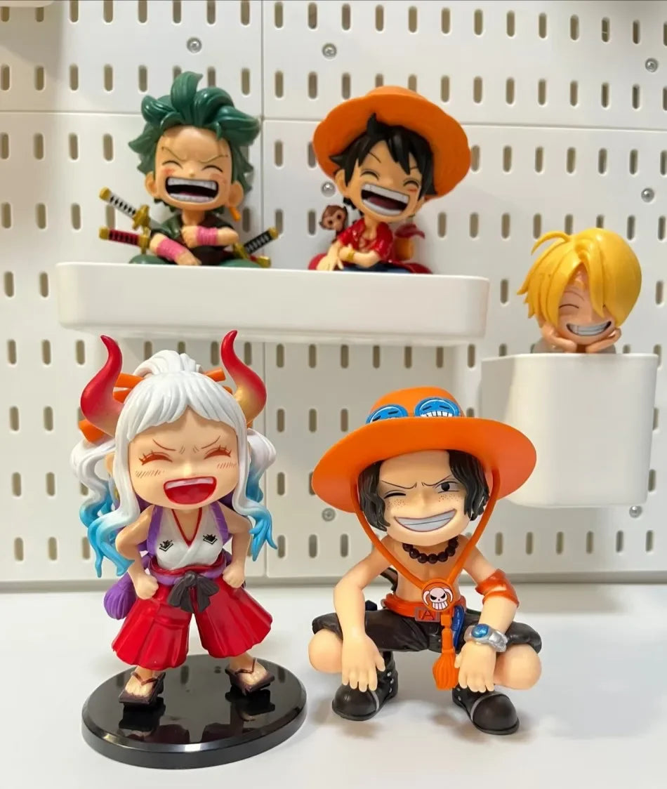 13cm One Piece Ace Yamato Anime Characters Action Figures PVC Childrens Model Figurine Toy Gift Collectibles