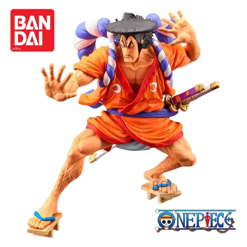 In Stock Original 100% Genuine Bandai Banpresto One Piece Kozuki Oden Anime Merchandise Action Figure Model Figurine Ornaments