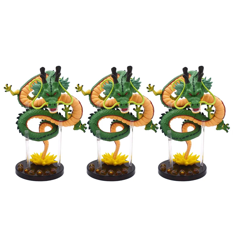 Dragon Ball Z Shenron Action Figures Toys Anime Seven Orange Dragon Balls PVC Figurine Model DBZ Collectible Dolls