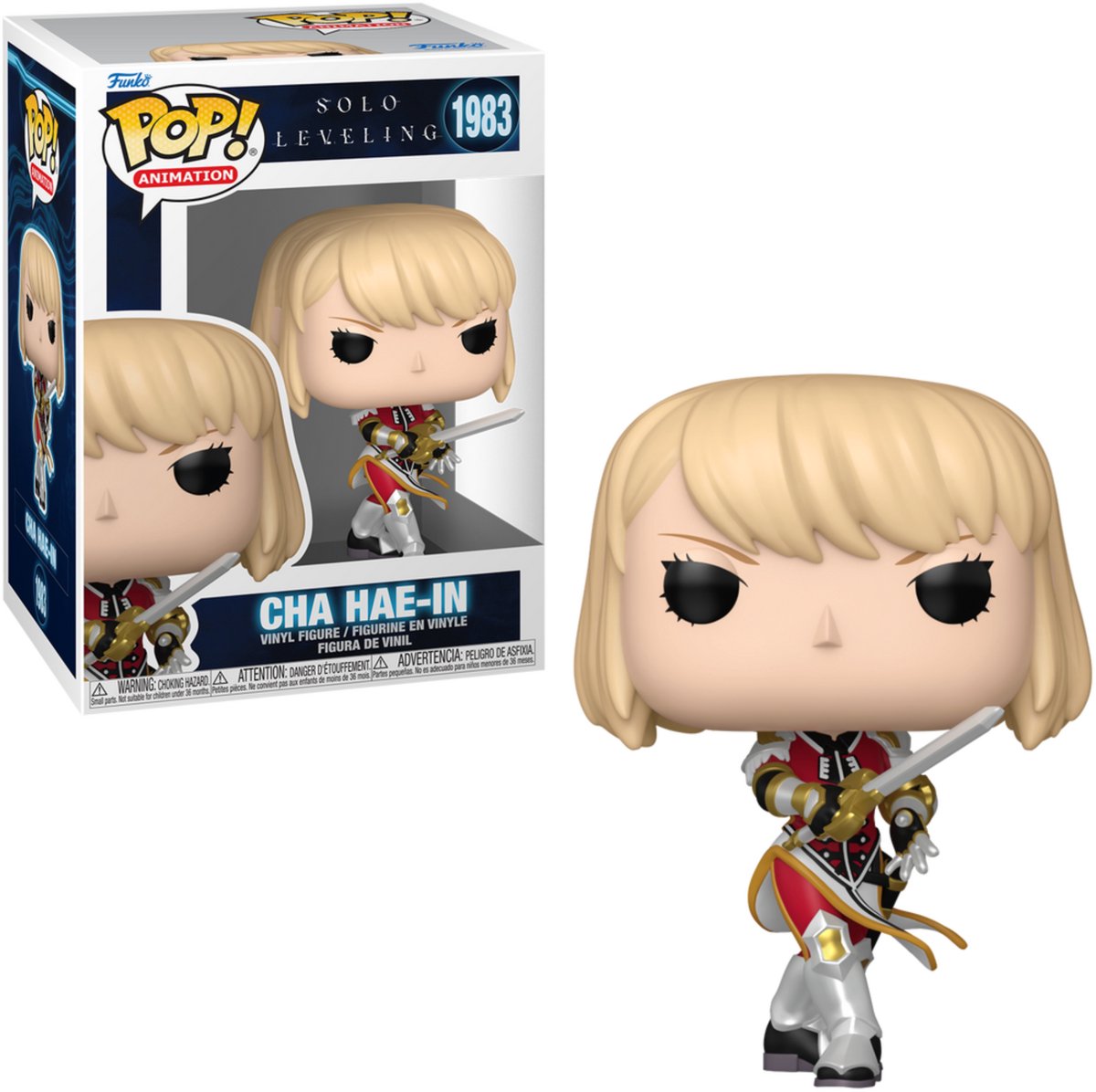 Funko solo leveling cha hae-in vinyl figur 1983 unisex pop! - neutral - standard
