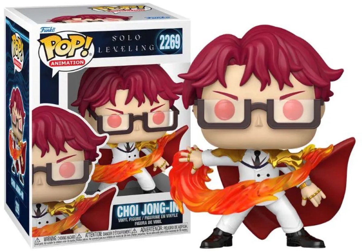 Funko solo leveling choi jong - in - vinyl figur 2269 unisex pop! - neutral - standard