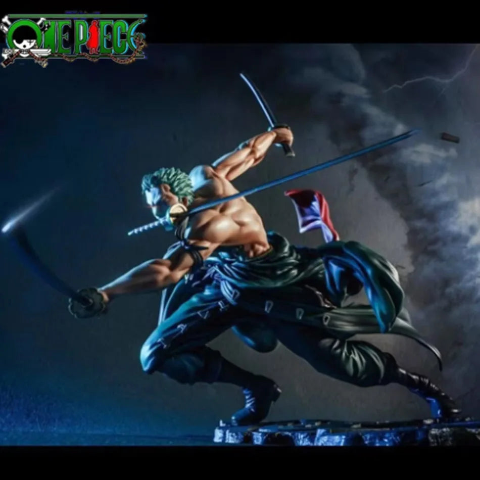 21cm One Piece Luffy Figure Roronoa Zoro Three-Blade Sa-Maximum Manga Anime Statue PVC Action Collection Model Toys Gifts