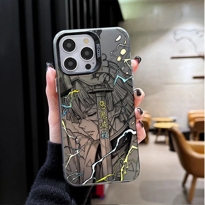 Phone Case for Oppo Realme 15 14 13 12 11 10 9i C75 C65 C63 C55 C53 C35 C33 C21Y C15 Pro Plus Anime Zenitsu Nezuko Demon Slayer