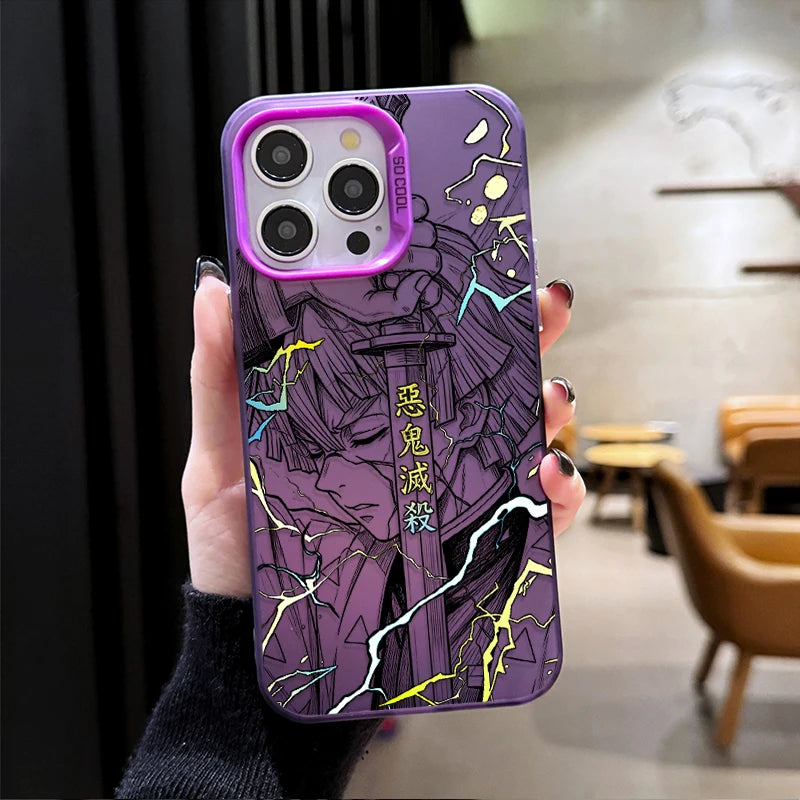 Phone Case for Oppo Realme 15 14 13 12 11 10 9i C75 C65 C63 C55 C53 C35 C33 C21Y C15 Pro Plus Anime Zenitsu Nezuko Demon Slayer