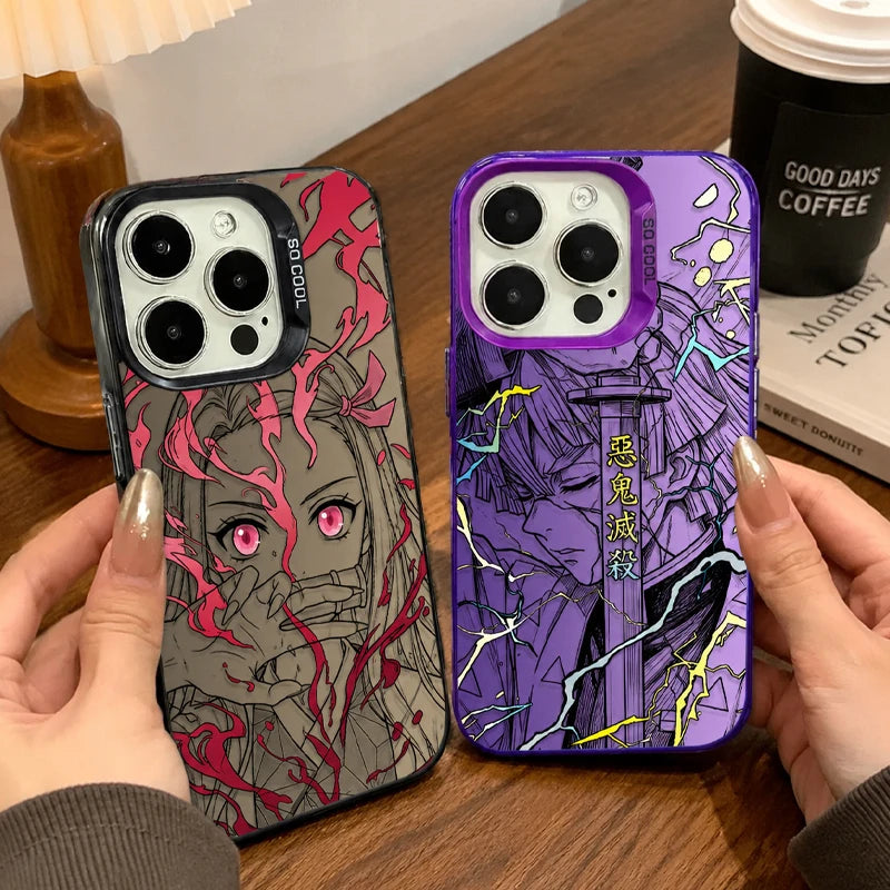 Phone Case for Oppo Realme 15 14 13 12 11 10 9i C75 C65 C63 C55 C53 C35 C33 C21Y C15 Pro Plus Anime Zenitsu Nezuko Demon Slayer