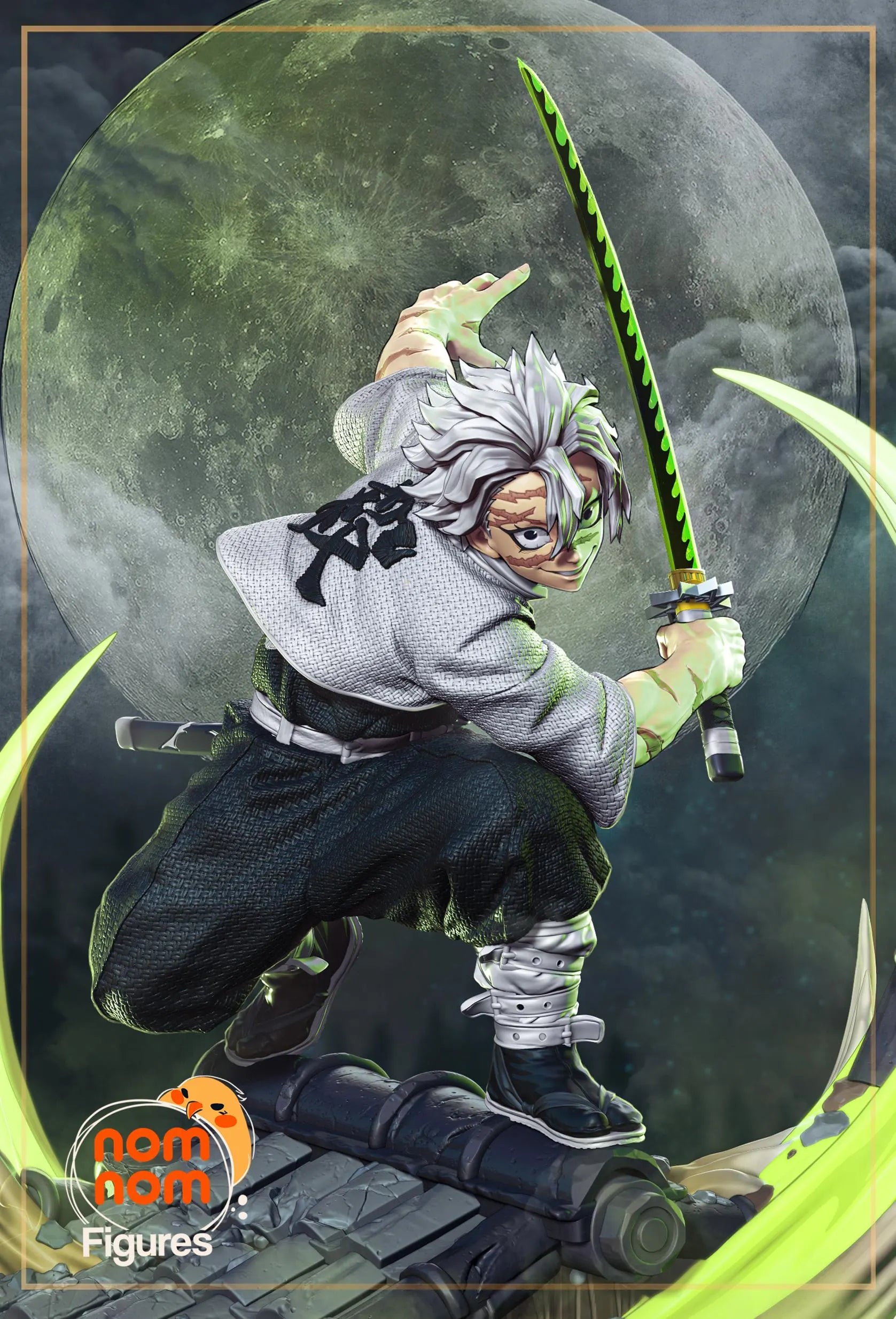 Windy Demon Slayer | Unpainted Garage Kit Resin Figure | Nomnom Figures