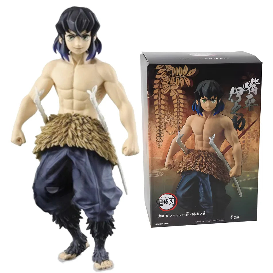Anime Demon Slayer Figure Kamado Tanjirou Nezuko Action Figures Model Toys Zenitsu Figurine Inosuke Kimetsu No Yaiba Figura