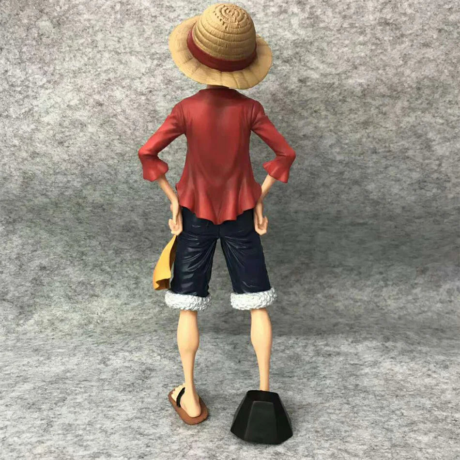 26cm One Piece Anime Figure Confident Smiley Luffy Changing Action Figurine Doll PVC Model Toys Collection Gifts