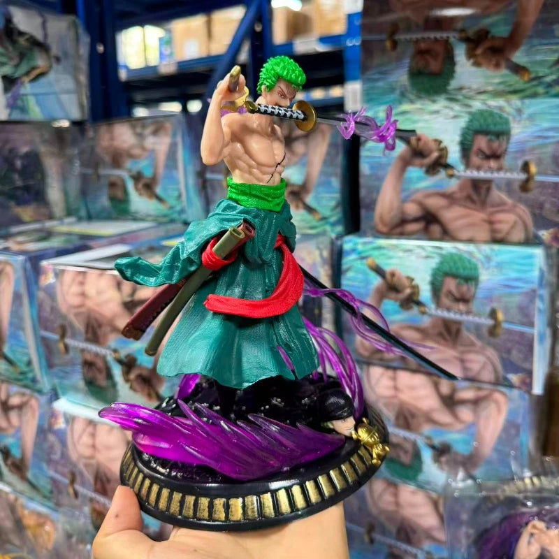 Hot One Piece Roronoa Dream Zoro Anime Figure Collectible Figurine Model Cartoon Children Kids Boy Toy Gift