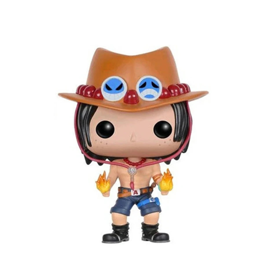 Anime Luffy One Piece Funko Zoro Nami Figurine Collectible Model Ornament Usopp Vinyl Handmade Gifts Desktop Decoration Toys