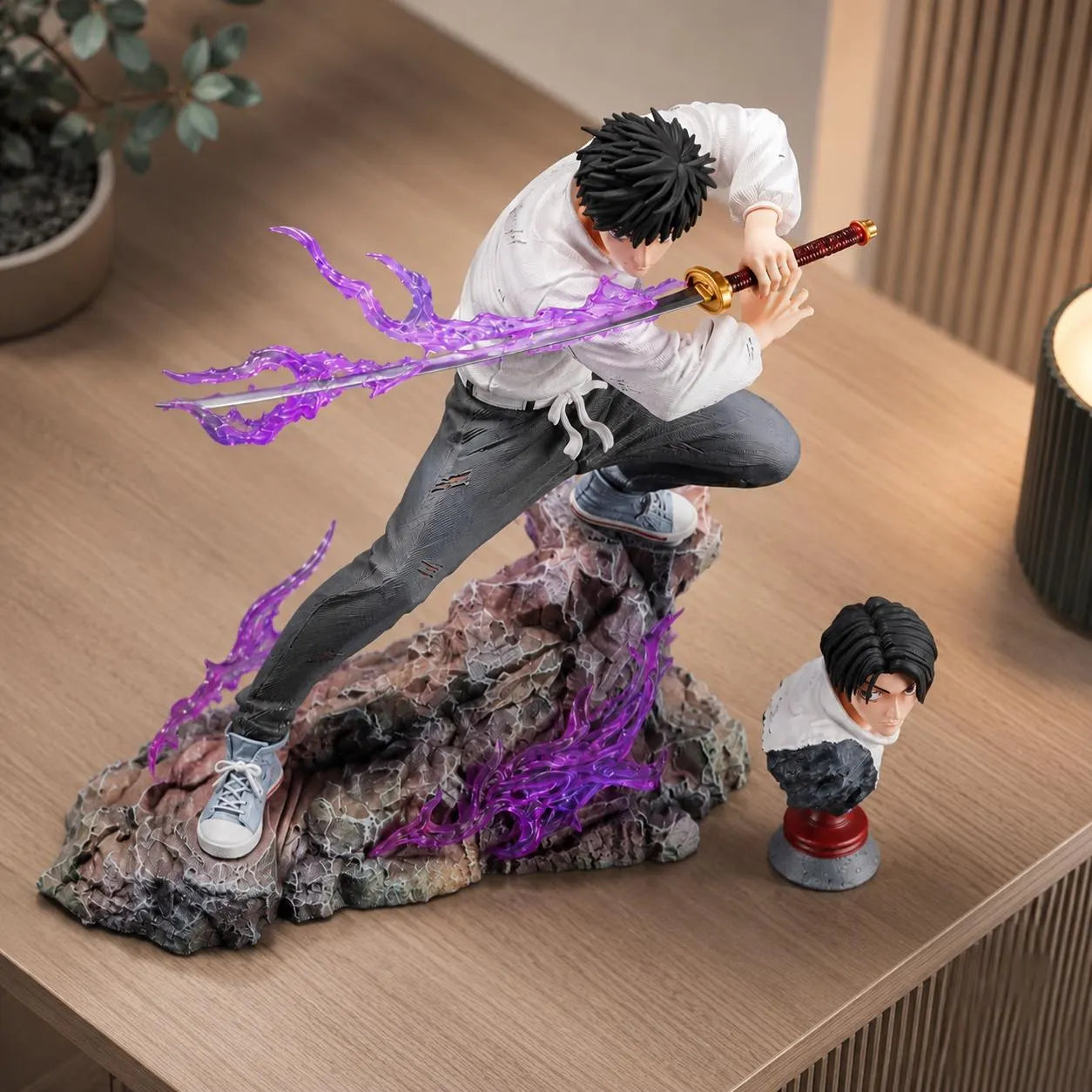 Jujutsu Kaisen Yuta Okkotsu Figure 21Cm – Anime Action PVC Statue, Collectible Desktop Ornament, Display Model Toy & Gift for Fans