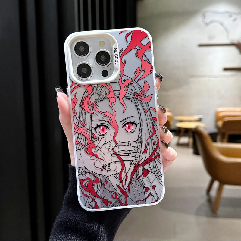 Phone Case for Oppo Realme 15 14 13 12 11 10 9i C75 C65 C63 C55 C53 C35 C33 C21Y C15 Pro Plus Anime Zenitsu Nezuko Demon Slayer