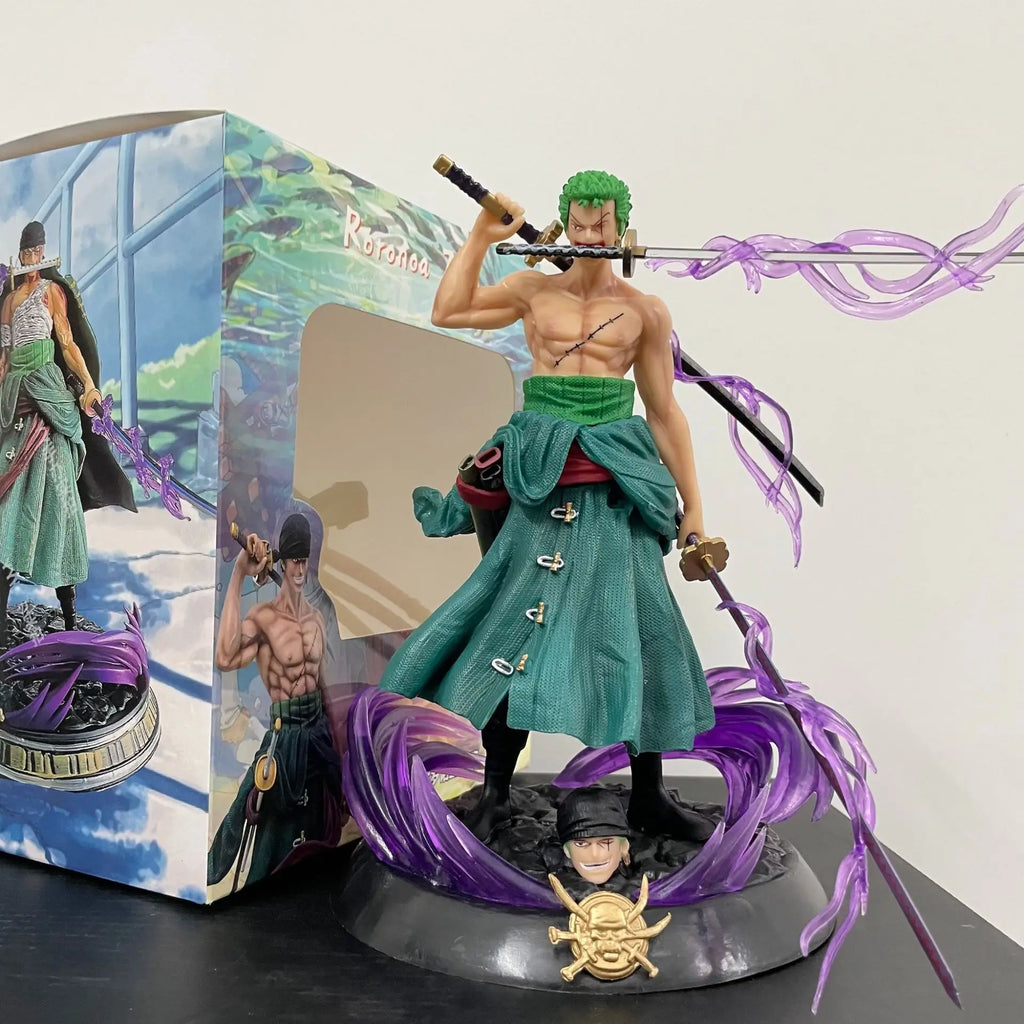 Hot One Piece Roronoa Dream Zoro Anime Figure Collectible Figurine Model Cartoon Children Kids Boy Toy Gift