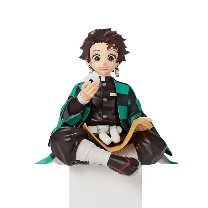 NEW Anime Demon Slayer Sit Eating High Quality Rice Figure All Style Tanjirou Nezuko Kyoujurou Tengen Tokitou Muichirou Figurine