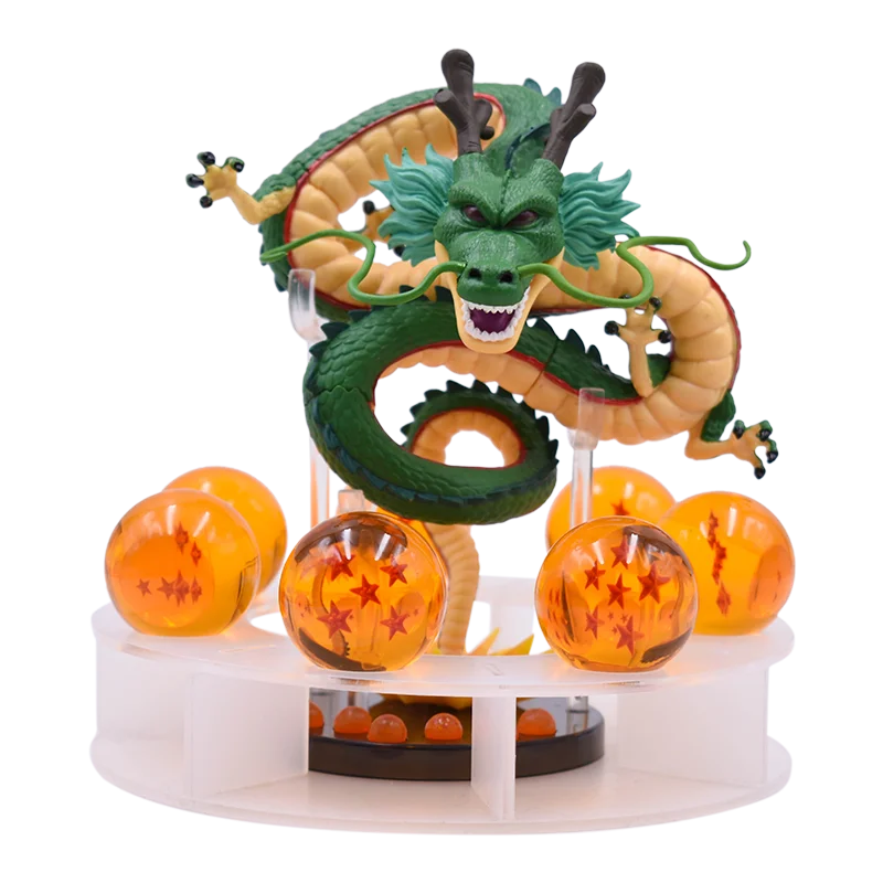 Dragon Ball Z Shenron Action Figures Toys Anime Seven Orange Dragon Balls PVC Figurine Model DBZ Collectible Dolls