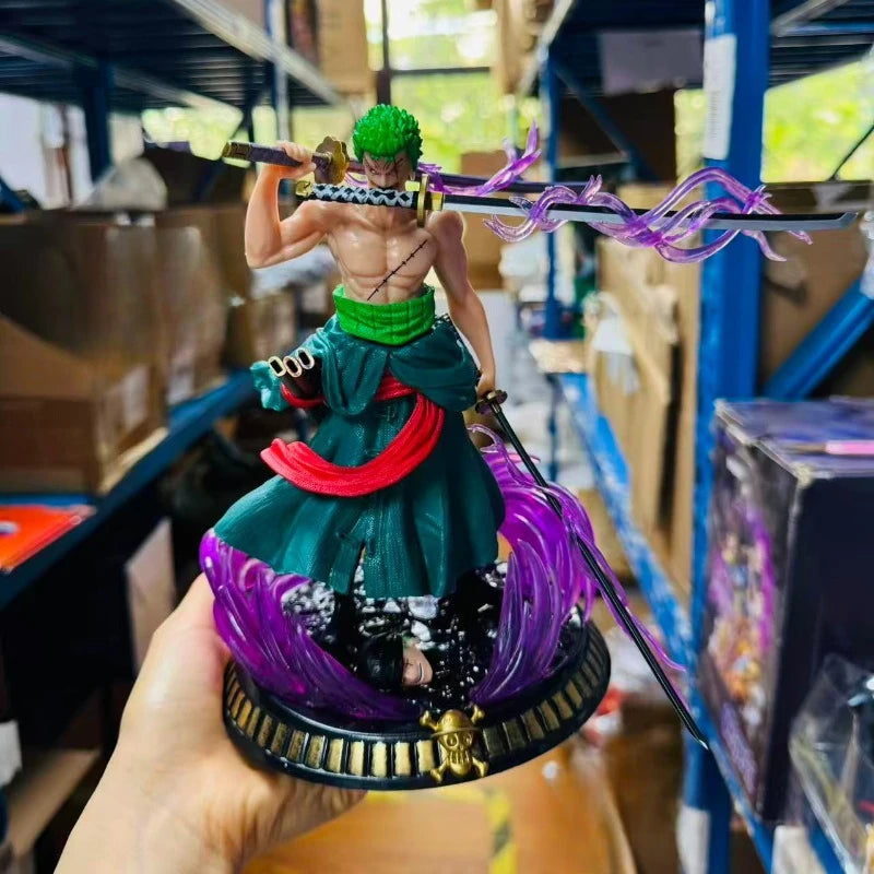 Hot One Piece Roronoa Dream Zoro Anime Figure Collectible Figurine Model Cartoon Children Kids Boy Toy Gift