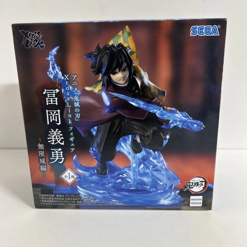 SEGA ‌Demon Slayer Kimetsu no Yaiba Anime Tanjiro Kamad & Akaza & Giyu Tomioka Xross Link Action Figures Model Figurine Original