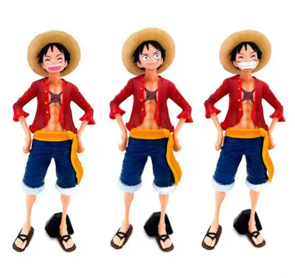 One Piece Anime Figure Confident Smiley Luffy Changing Action Figurine Doll PVC Model Toys Collection Gifts