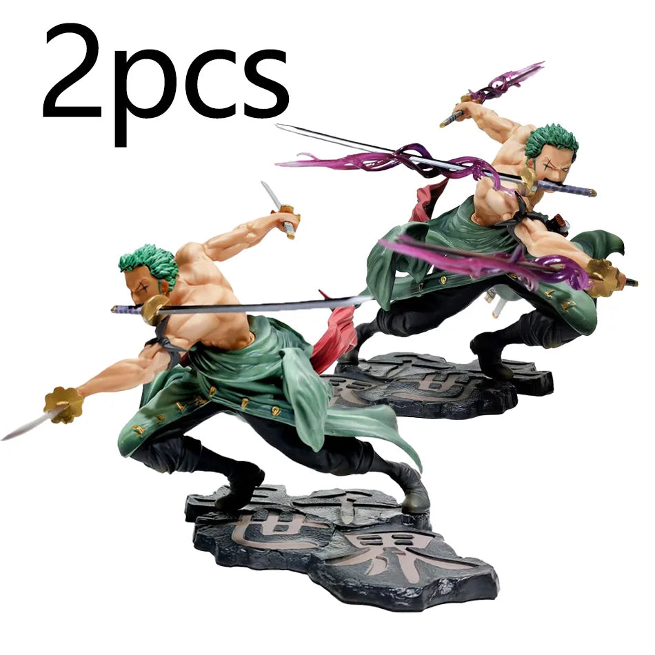 21cm One Piece Luffy Figure Roronoa Zoro Three-Blade Sa-Maximum Manga Anime Statue PVC Action Collection Model Toys Gifts