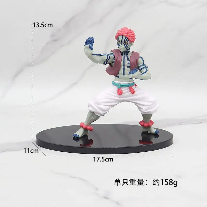 Anime Demon Slayer PVC Figures Tanjirou Zenitsu Kyoujurou Figurines Toy Japan Manga Kimetsu No Yaiba Model Garage Kits Ornaments