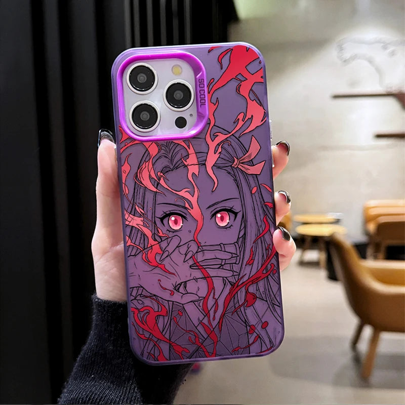 Phone Case for Oppo Realme 15 14 13 12 11 10 9i C75 C65 C63 C55 C53 C35 C33 C21Y C15 Pro Plus Anime Zenitsu Nezuko Demon Slayer