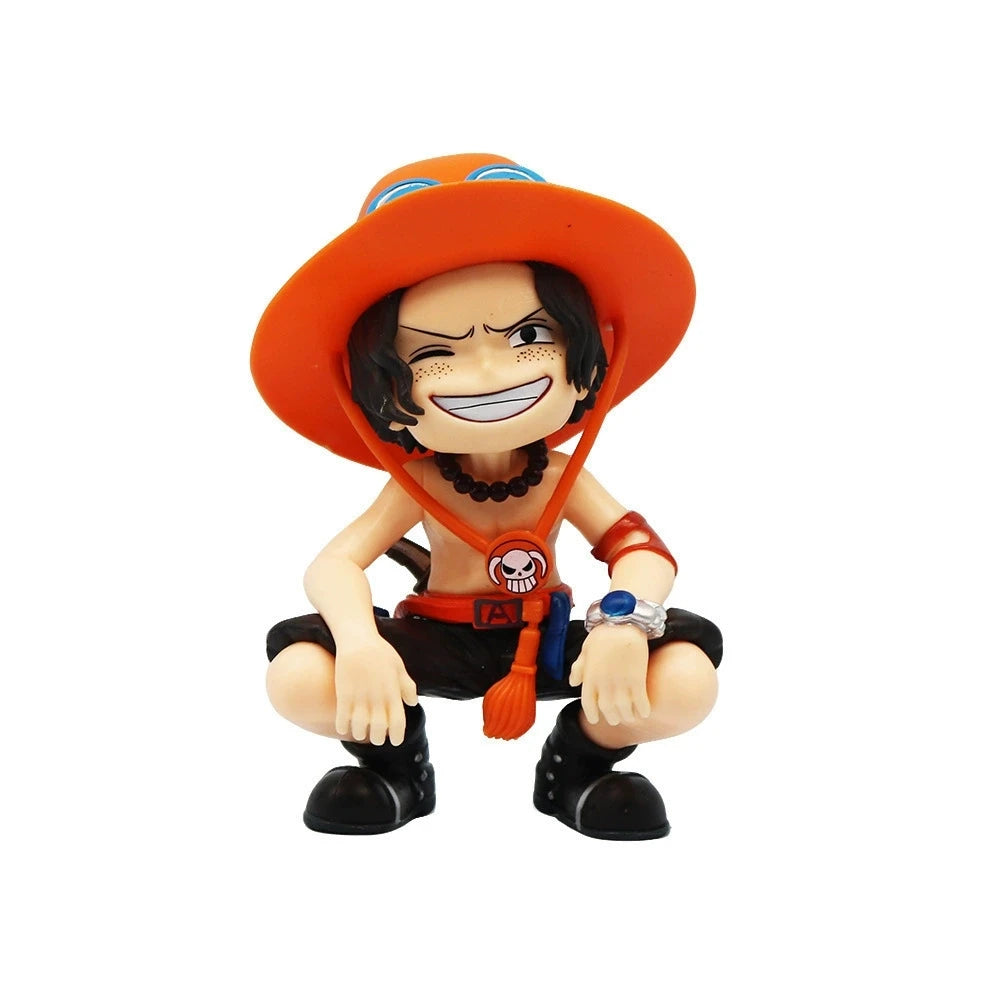 13cm One Piece Ace Yamato Anime Characters Action Figures PVC Childrens Model Figurine Toy Gift Collectibles