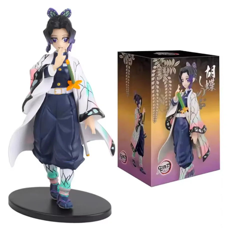 Anime Demon Slayer Figure Kamado Tanjirou Nezuko Action Figures Model Toys Zenitsu Figurine Inosuke Kimetsu No Yaiba Figura
