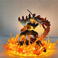 Demon Slayer Anime Rengoku Kyoujurou Led Lamp Bulb Action Figures Model Figurine Figure & Base & Lamp DIY Decoration Toys