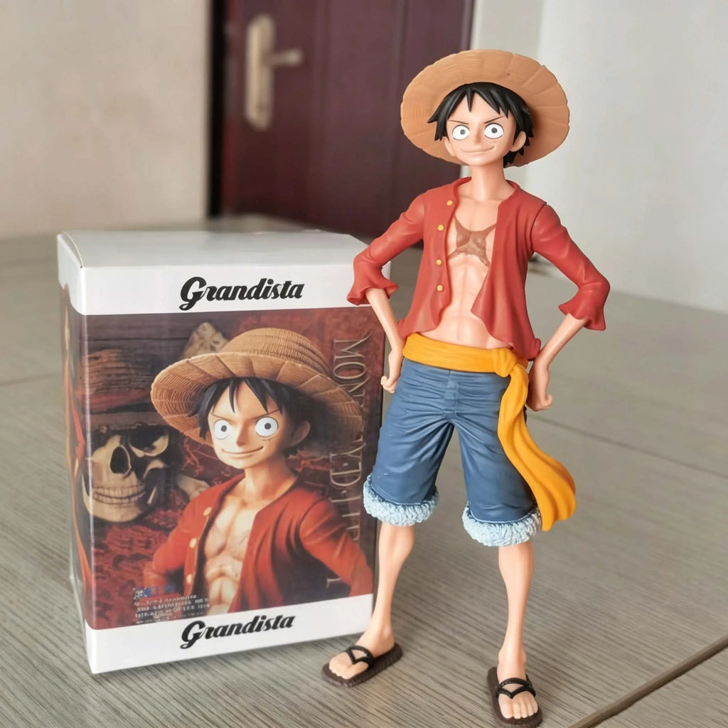 One Piece Anime Figure Confident Smiley Luffy Changing Action Figurine Doll PVC Model Toys Collection Gifts