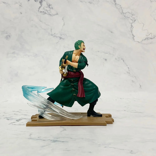 15cm Anime One Piece Figure Luffy Sanji Zoro Battle Warrior Figurine Model PVC Collection Desktop Action Figure Toy Kid Gifts