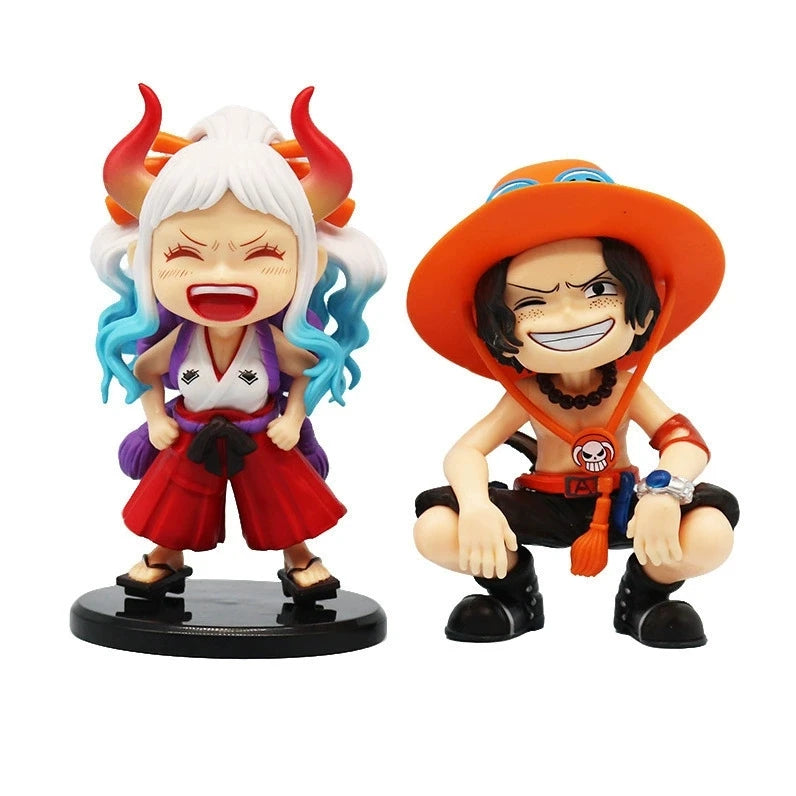 13cm One Piece Ace Yamato Anime Characters Action Figures PVC Childrens Model Figurine Toy Gift Collectibles