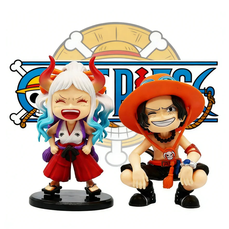 13cm One Piece Ace Yamato Anime Characters Action Figures PVC Childrens Model Figurine Toy Gift Collectibles
