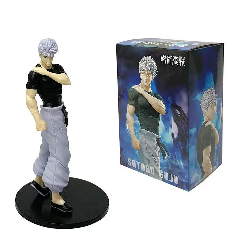 13cm Japanese Anime Jujutsu Kaisen Figure Gojo Satoru Action Figure PVC Model Toys Collectible Statue Standing Kids Gift