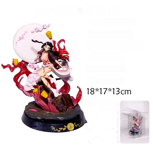 15Cm/31Cm Demon Slayer Anime Figure Kamado Nezuko Gk Statue Adult Demon Action Pvc Model Collectible Children'S Toys Gifts
