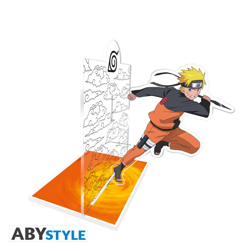 Naruto Shippuden Acrylic Bookend Naruto Attack