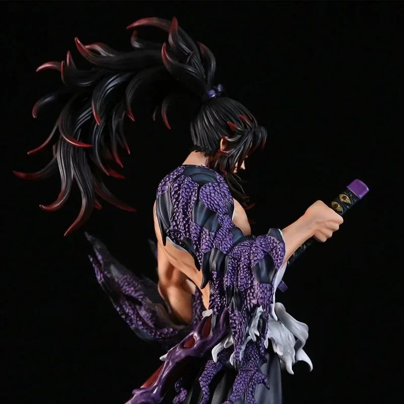 Kokushibo Figure Demon Slayer Upper Moon One Statue, 31Cm Anime Collectible, Michikatsu Tsugikuni Action Figure, High Quality Manga Gift