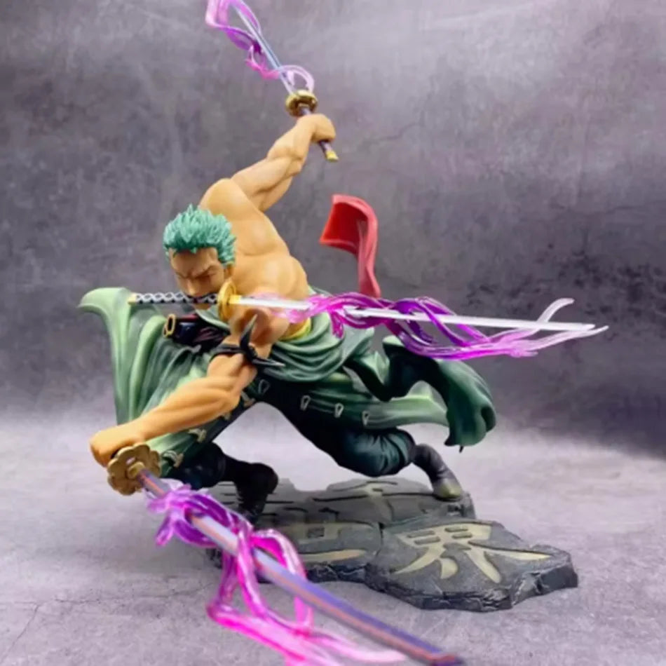21cm One Piece Luffy Figure Roronoa Zoro Three-Blade Sa-Maximum Manga Anime Statue PVC Action Collection Model Toys Gifts