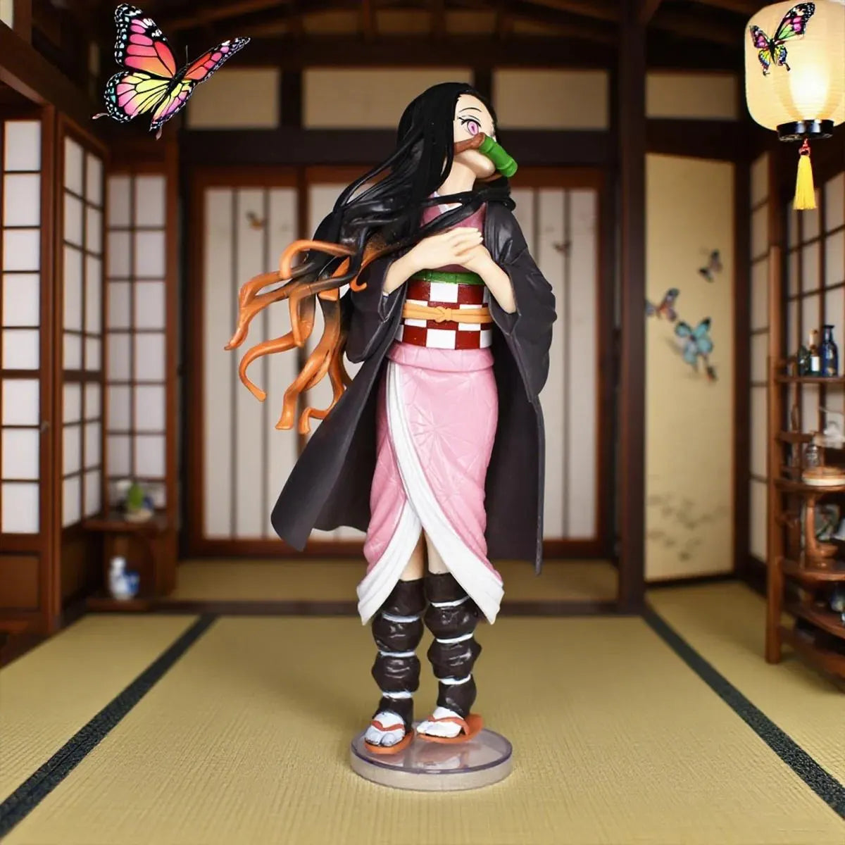Nezuko Kamado Anime Figure - Demon Slayer Collectible Statue for Room Decor, Hand-Painted Manga Figurine, Birthday Gift for Otaku & Fans