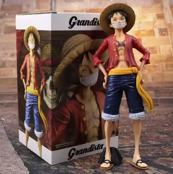 One Piece Anime Figure Confident Smiley Luffy Changing Action Figurine Doll PVC Model Toys Collection Gifts