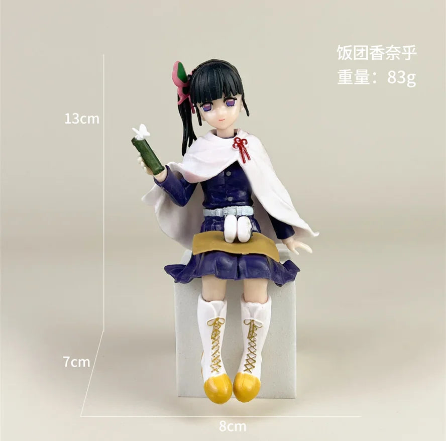 NEW Anime Demon Slayer Sit Eating High Quality Rice Figure All Style Tanjirou Nezuko Kyoujurou Tengen Tokitou Muichirou Figurine