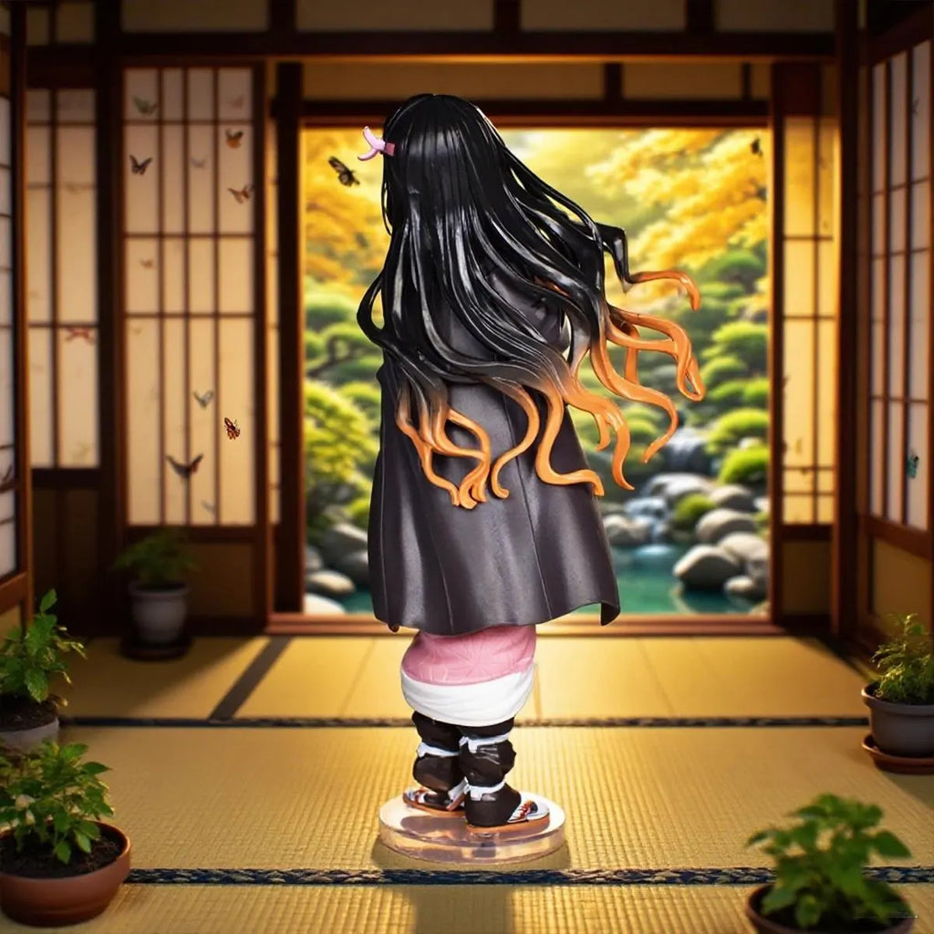 Nezuko Kamado Anime Figure - Demon Slayer Collectible Statue for Room Decor, Hand-Painted Manga Figurine, Birthday Gift for Otaku & Fans