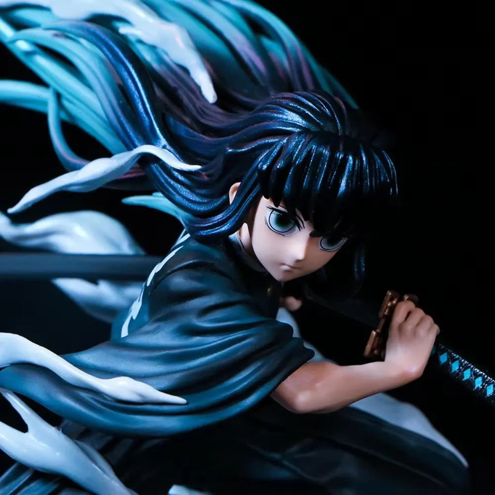 Demon Slayer Tokitou Muichirou PVC Action Figure 19Cm Anime Figure