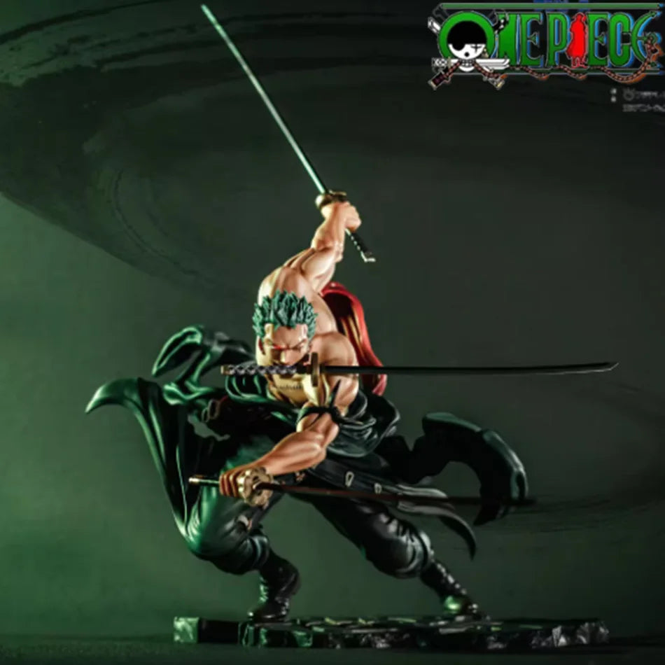 21cm One Piece Luffy Figure Roronoa Zoro Three-Blade Sa-Maximum Manga Anime Statue PVC Action Collection Model Toys Gifts