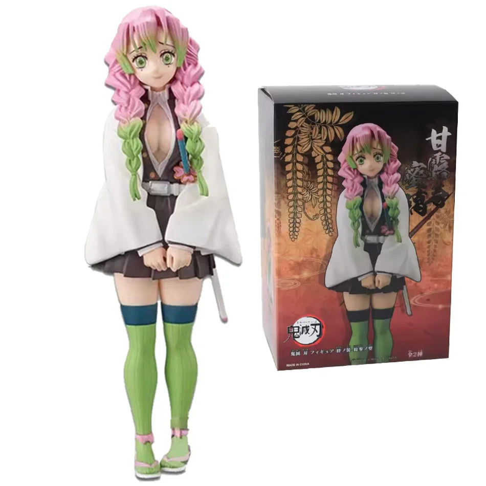 Anime Demon Slayer Figure Kamado Tanjirou Nezuko Action Figures Model Toys Zenitsu Figurine Inosuke Kimetsu No Yaiba Figura