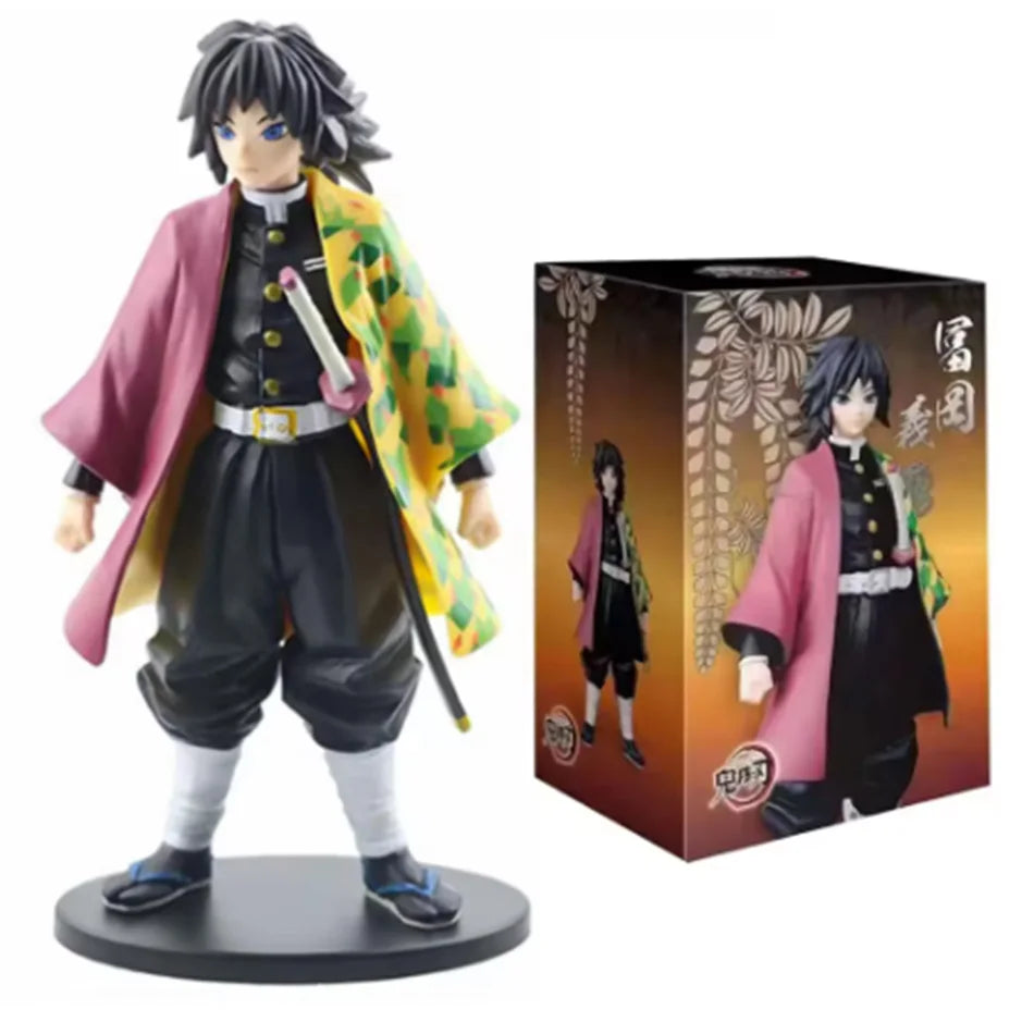 Anime Demon Slayer Figure Kamado Tanjirou Nezuko Action Figures Model Toys Zenitsu Figurine Inosuke Kimetsu No Yaiba Figura