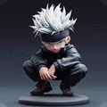 Jujutsu Kaisen figure - crouching Satoru Gojo collectible toy, model prize for display in car or PC case, birthday gift