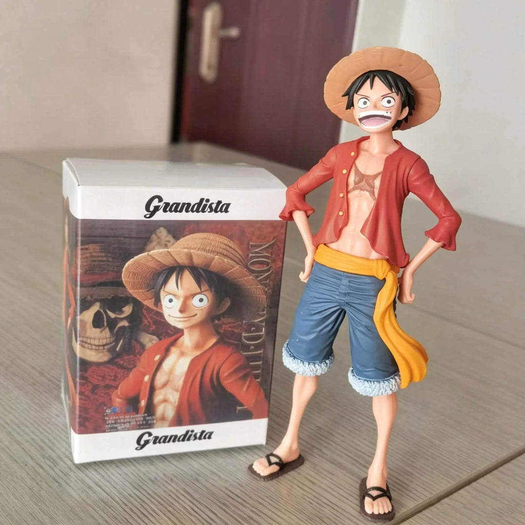 One Piece Anime Figure Confident Smiley Luffy Changing Action Figurine Doll PVC Model Toys Collection Gifts