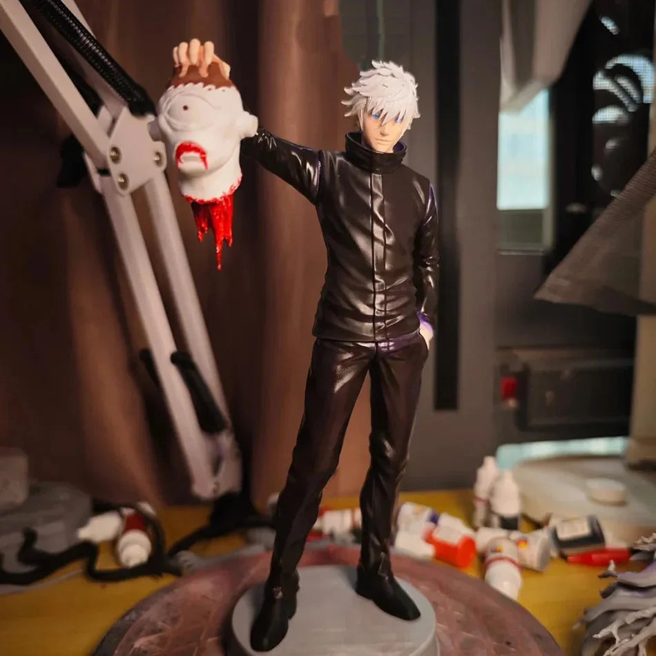 13cm Japanese Anime Jujutsu Kaisen Figure Gojo Satoru Action Figure PVC Model Toys Collectible Statue Standing Kids Gift