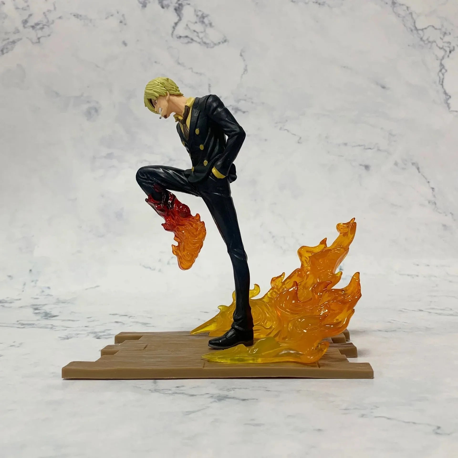15cm Anime One Piece Figure Luffy Sanji Zoro Battle Warrior Figurine Model PVC Collection Desktop Action Figure Toy Kid Gifts